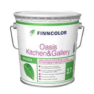 Краска OASIS KITCHEN & GALLERY A мат 2,7л