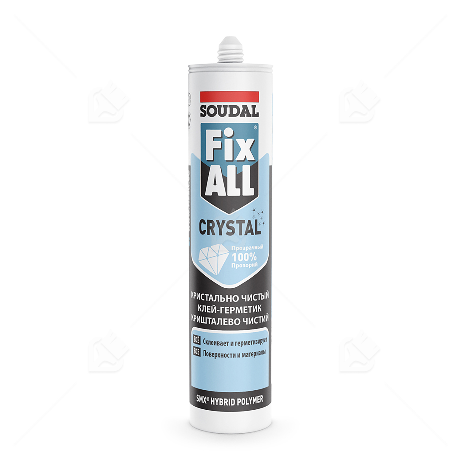 Клей-герметик универсальный Soudal Fix All Crystal прозрачный 290 мл