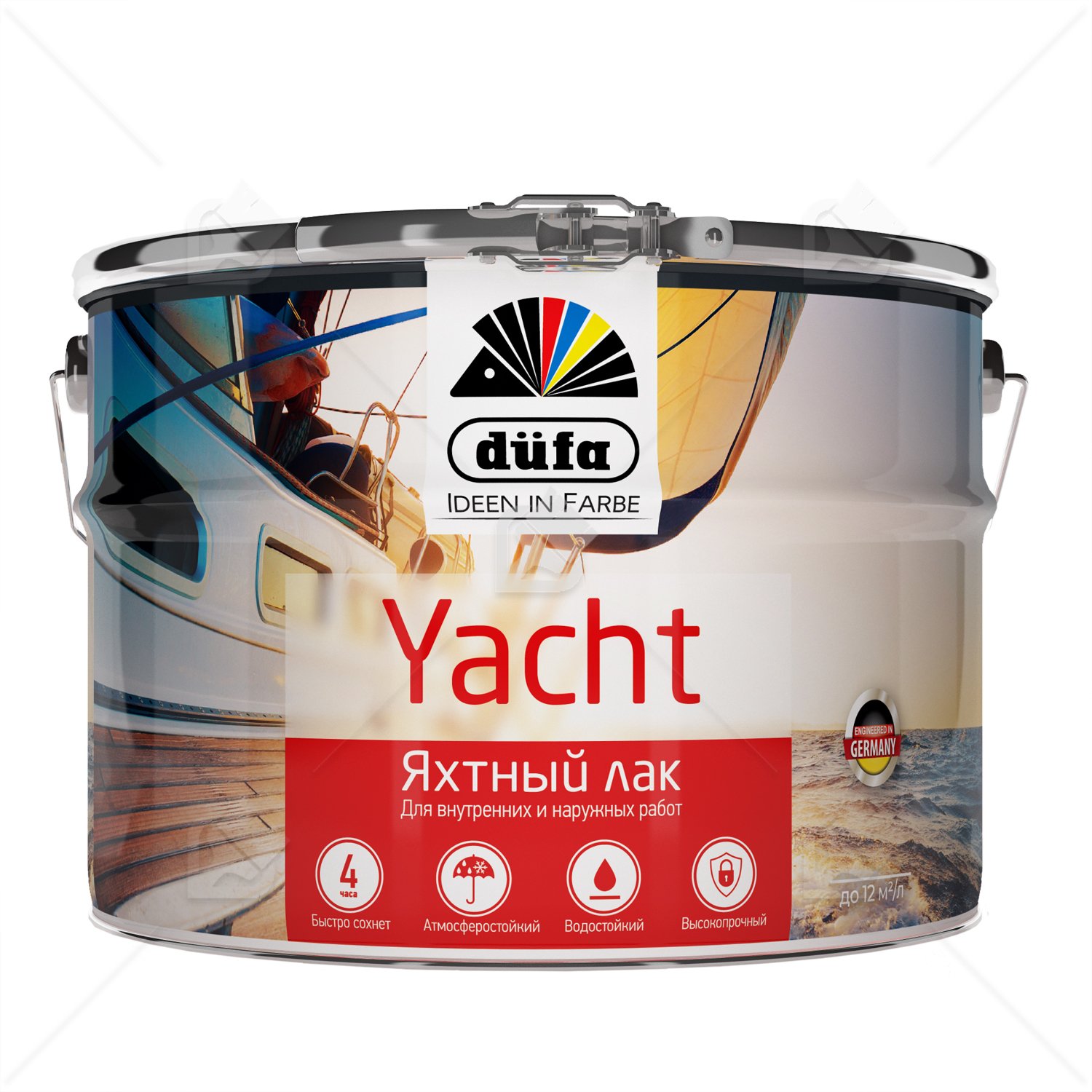 Лак яхтный алкидно-уретановый Dufa Yacht глянцевый 10 л
