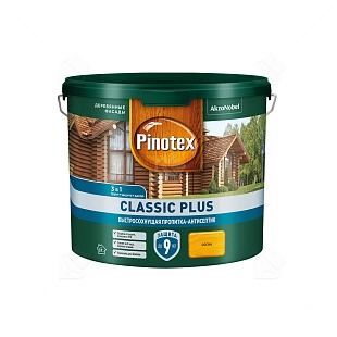 Пропитка декоративная для защиты древесины Pinotex Classic Plus 3 в 1 сосна 2,5 л.