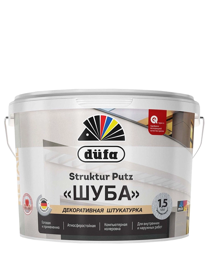 Штукатурка декоративная структурная Dufa Retail Struktur Putz матовая 15 кг.