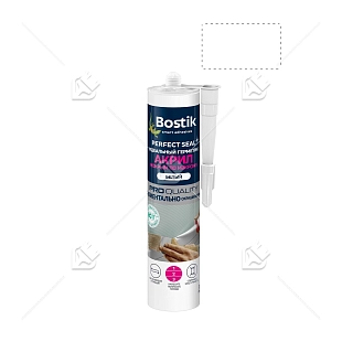 Герметик акриловый Bostik Perfect Seal Мокрым по мокрому белый 300 мл