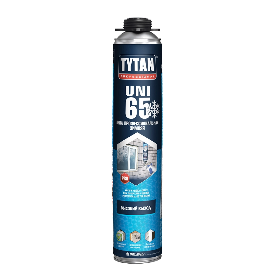 Пена профессиональная Tytan Professional 65 UNI зимняя 750 мл