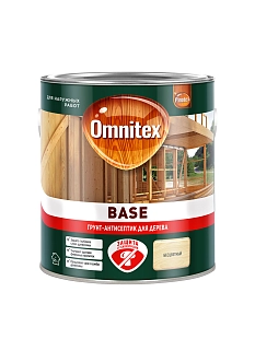 Грунт для защиты древесины Omnitex Base 2,5 л