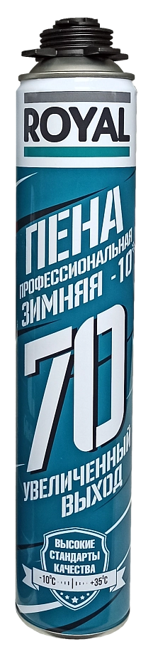 Пена профессиональная ROYAL 70 зимняя -10°С 870 мл