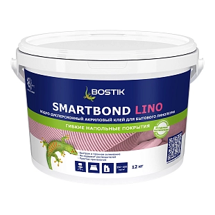 Клей для напольных покрытий Bostik SmartBond Lino 12 кг