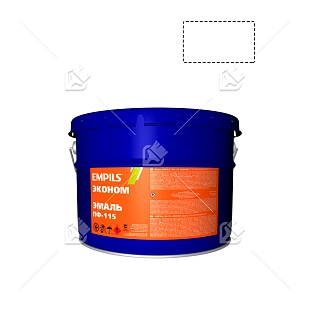 Эмаль ПФ-115 универсальная алкидная Эмпилс эконом белая 20 кг.
