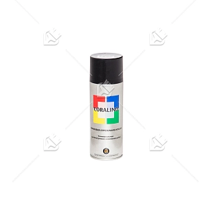Краска универсальная аэрозольная акриловая Coralino матовая RAL 9005 черный 200г.