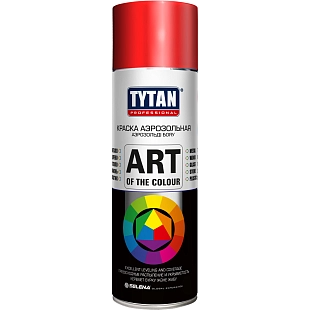 Краска универсальная аэрозольная акриловая Tytan Professional Art of the colour RAL 3020 красная 400 мл