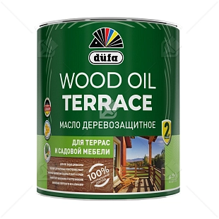 Масло деревозащитное для террас и садовой мебели Dufa Wood Oil Terrace палисандр 2л