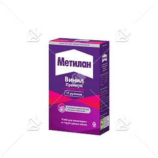 Клей обойный для виниловых обоев Метилан Винил Премиум с индикатором 500 г